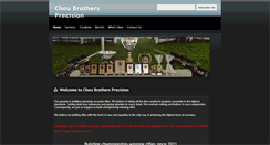 Desktop Screenshot of choubrothersprecision.com